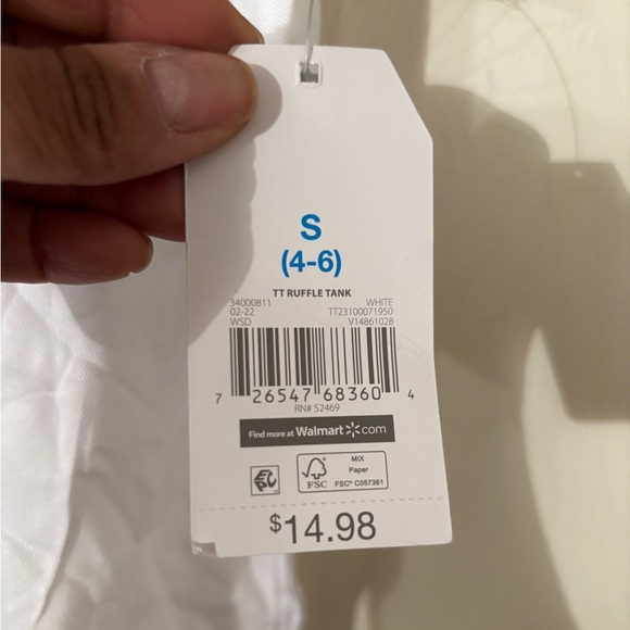 Sleeveless Ruffle Shirt - Picture 3 of 3